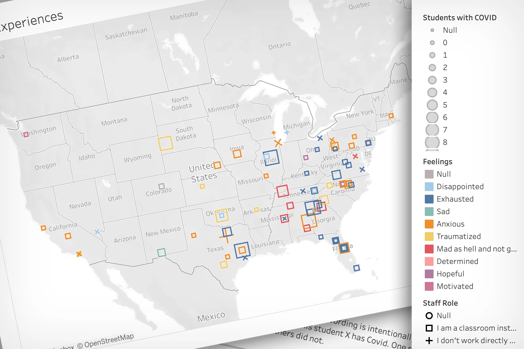 This Map Tracks Faculty and Staff Experiences With Covid on Campus in Real Time